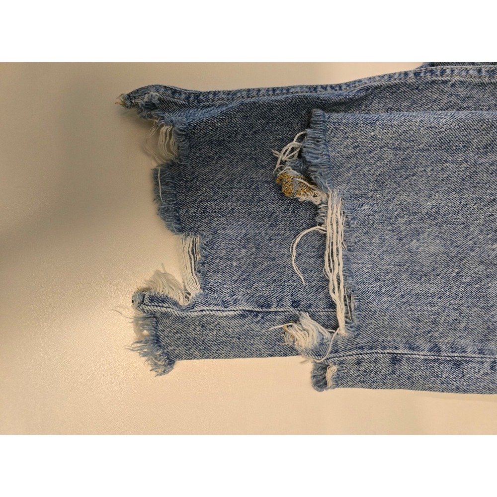 We The Free Mid Rise Straight Leg Distressed Jeans Women Size 24 - Picture 11 of 11
